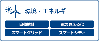 環境・エネルギー 自動検針 電力見える化 スマートグリッド スマートシティ