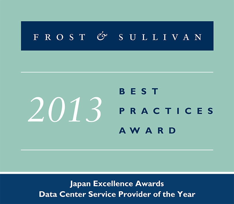2013
Frost & Sullivan Japan Excellence Awards