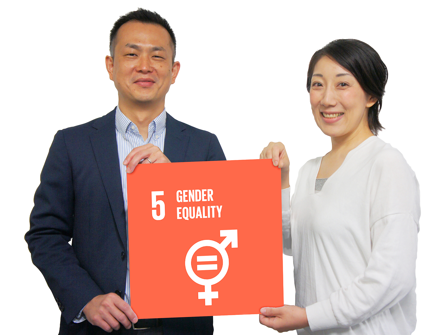 Diversity Promotion Office, Human Resource Development Manager Shinji Fukugawa Manager Mihoko Matsumi