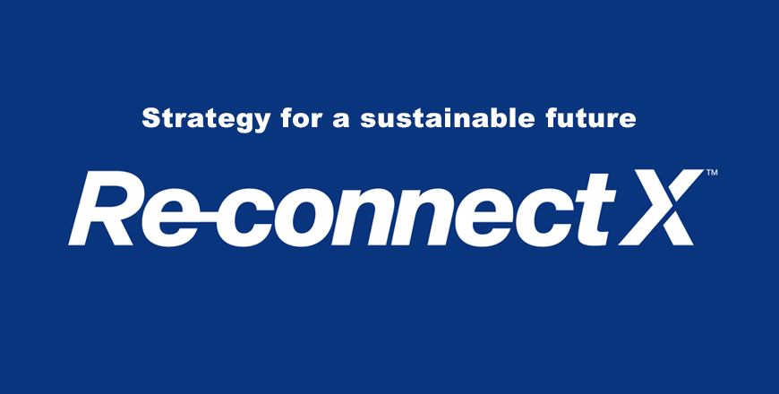 Business for realizing a more sustainable future. Re-connect X