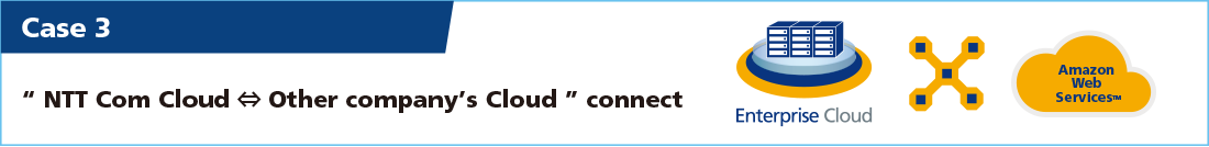 利用シーン3 NTT Comクラウド↔︎他社クラウド