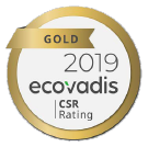 EcoVadis社（フランス）による2018年度のCSR監査において、NTTグループとして初めて最高位の「ゴールド」に認定