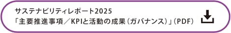 サステナビリティレポート2025「主要推進事項／KPIと活動の成果（ガバナンス）」の詳細PDF