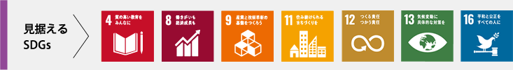 見据えるSDGs 