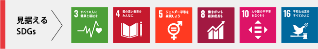 見据えるSDGs 