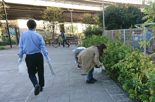 地域清掃への参加3