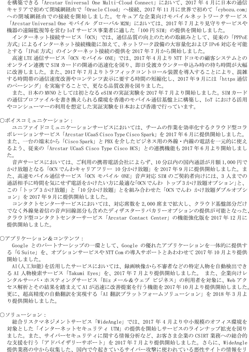 I.業績の概況