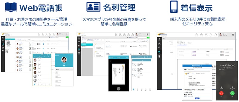 「連絡とれるくん」主要機能