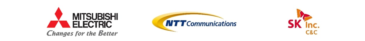 三菱電機株式会社,NTTコミュニケーションズ株式会社,SK Inc. C&C
