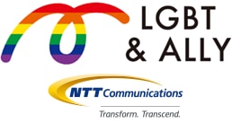 「LGBTQ & ALLY」ロゴ