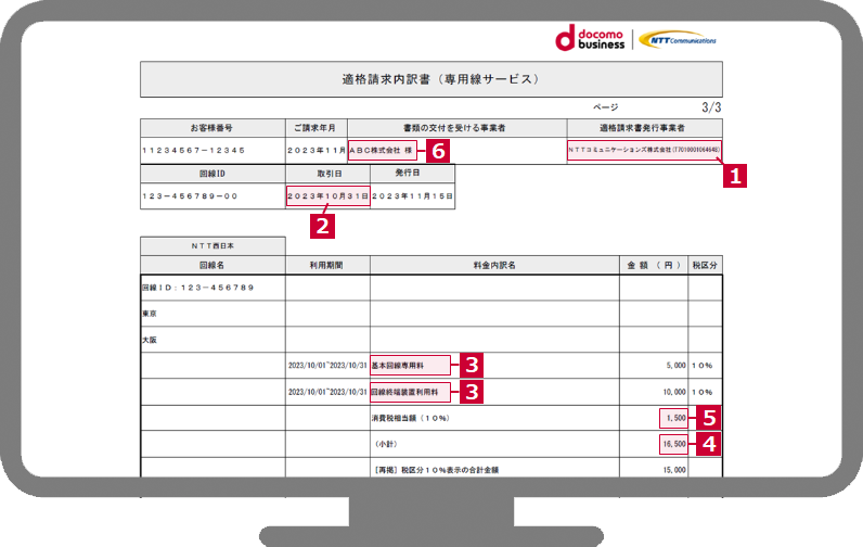 <NTT西日本ご利用分>