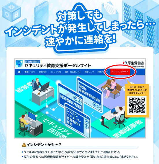図：厚生労働省「サイバーセキュリティ9の心得」3ページより引用