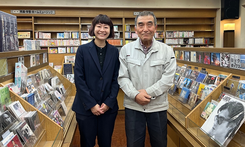 北海道の老舗CD・レコード店もrelayを利用して後継者を募っている(写真提供:ライトライト)
