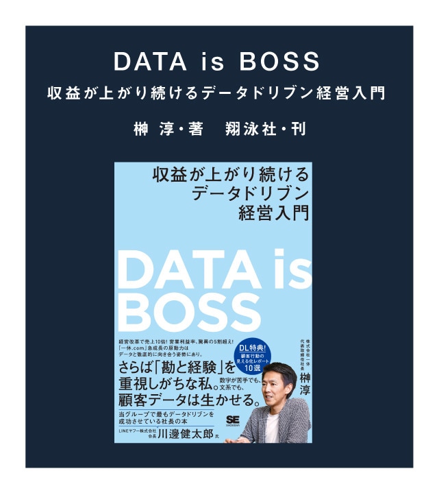 データドリブンによって現場から会社を動かせる
