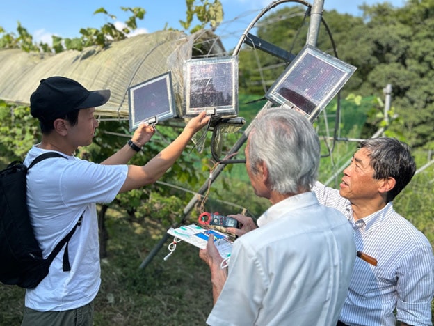 農業分野における再生可能エネルギーの活用を研究する場としても(写真提供:ノウタス)