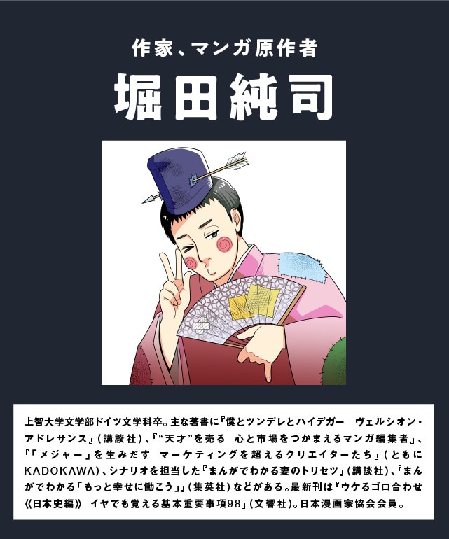 作家、マンガ原作者 堀田純司