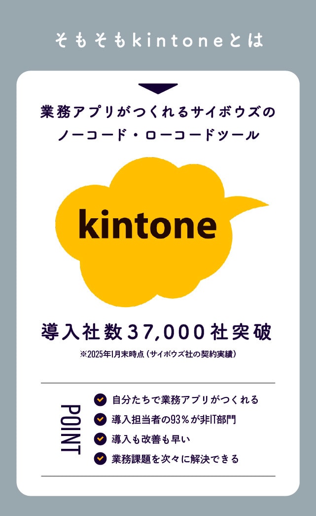 そもそもkintoneとは