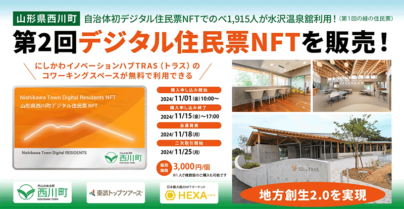 NFTをきっかけに『稼ぐ自治体』を目指す