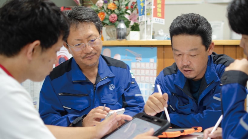 打ち合わせの様子