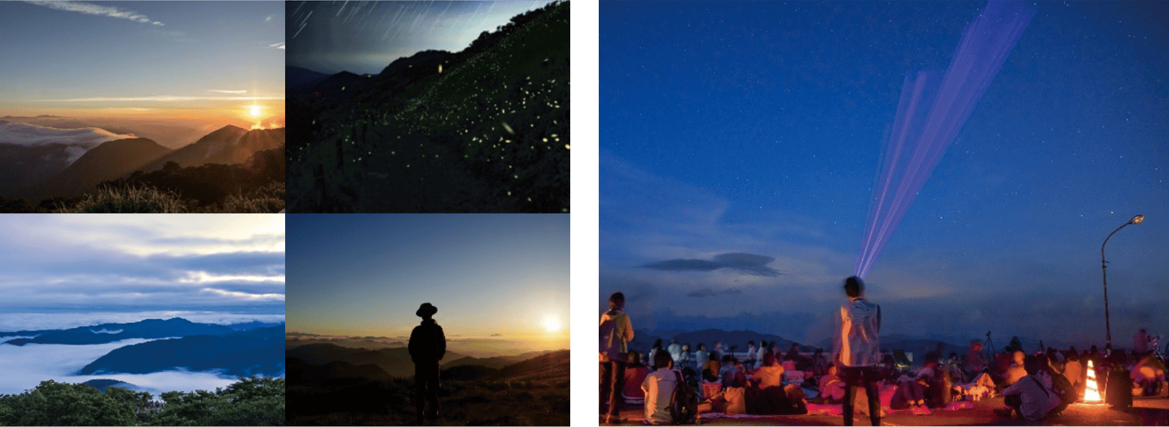 Starlinkをイベント内のネタとして使うこともあります。オールナイトの営業時や、一部週末などに、スカイテラス伊吹山の駐車場で”星空観賞会”を開催し、星の案内を行っているのですが、その中でStarlinkの衛星が一列に並んで進んでいく様子も紹介しています。実際に遠くに見えている衛星と提供しているフリーWi-Fiがつながっていることを知ると、とても盛り上がるので、打ち上げ日を調べて案内しています。