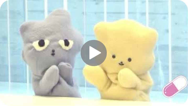 【パペッとわかる治験ムービー】不安な気持ちに寄り添って、治験をやさしく解説―ニコニコとモヤモヤが治験コーディネーターへ聞きに行く「治験ってなに？」