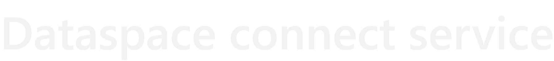Dataspace connect service