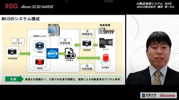 一般部門・アセットコンテスト最優秀賞 JMACS株式会社 「AI製品検査システム　MAIS」