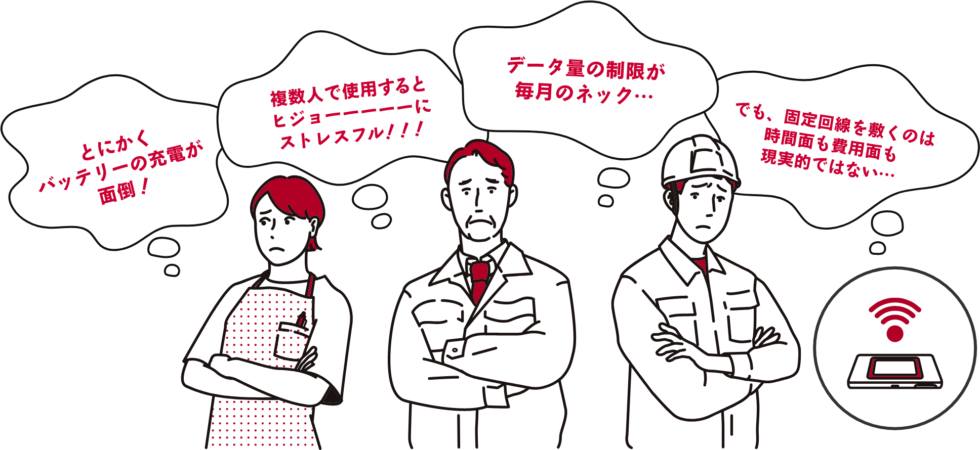 モバイルWi-Fiをお使いの方