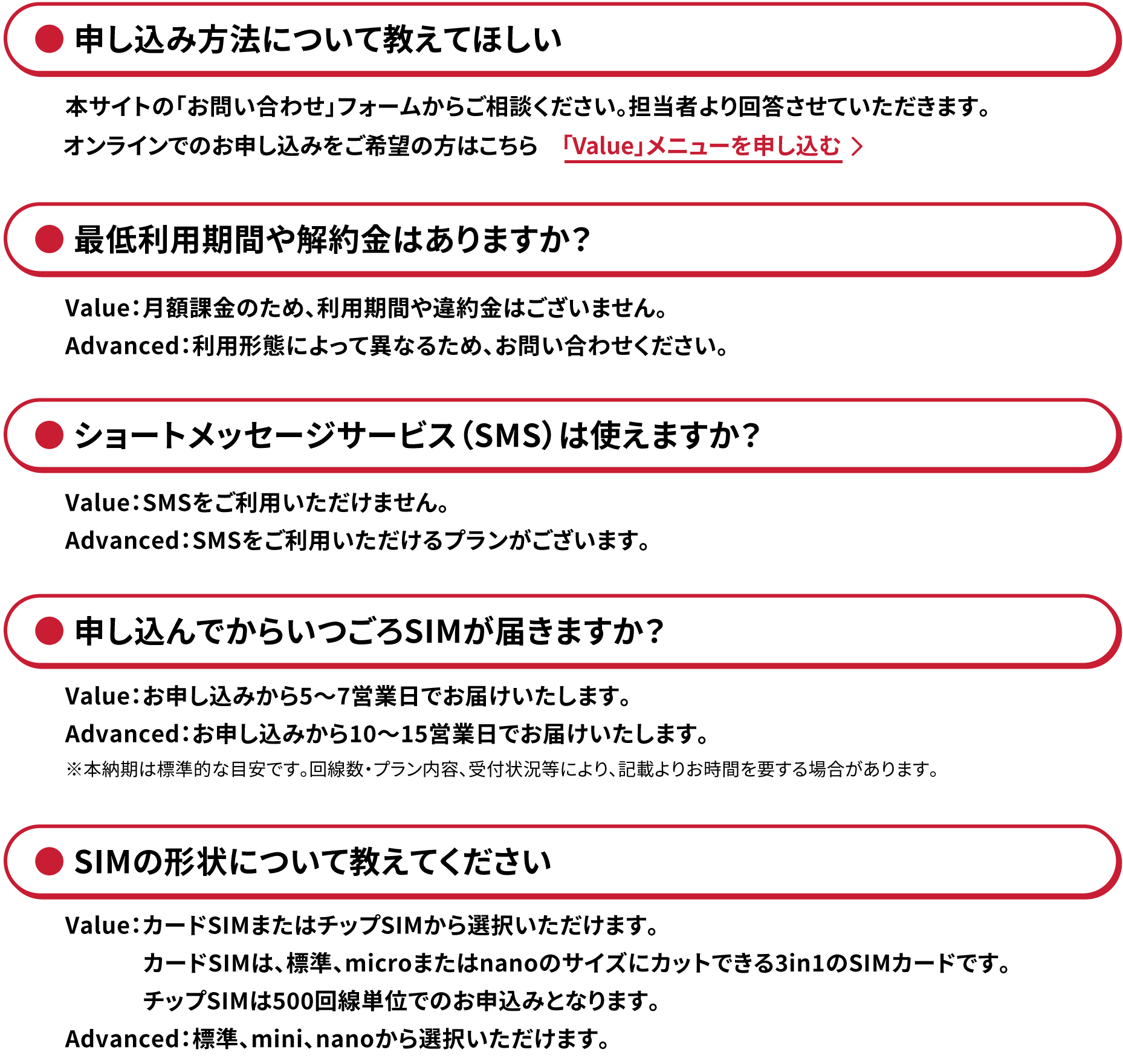 申し込み方法について教えてほしい