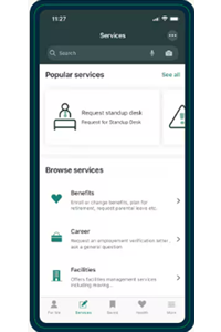 ServiceNowのモバイルアプリ