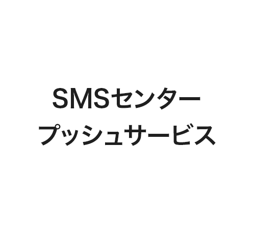 SMSセンタープッシュサービス