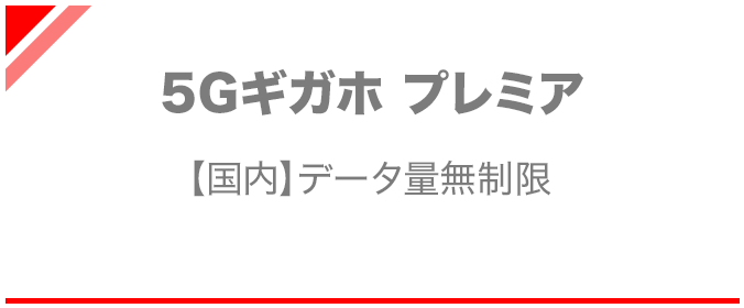 5Gギガホ プレミア