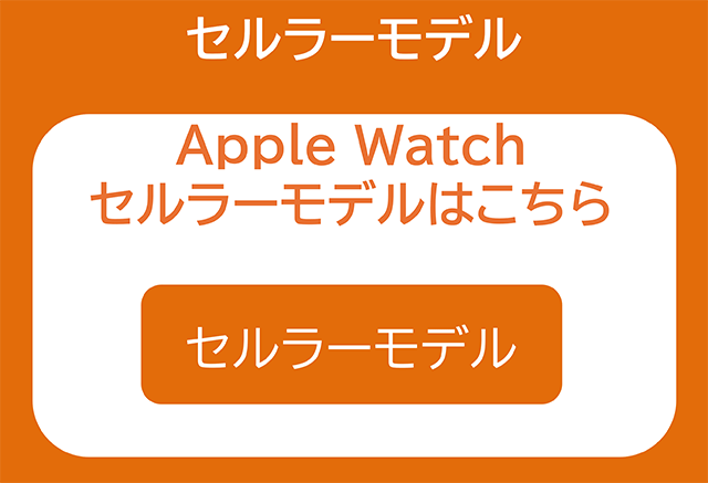 セルラーモデル　Apple Watchセルラーモデルはこちら