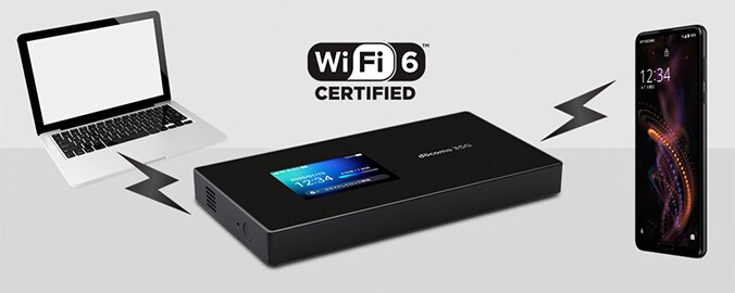 最新無線LAN規格Wi-Fi 6に対応。
