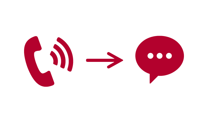 電話応対からチャットへ自然に誘導