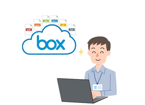 ファイルサーバーの後継としてBoxを活用、運用負荷を軽減！イメージ