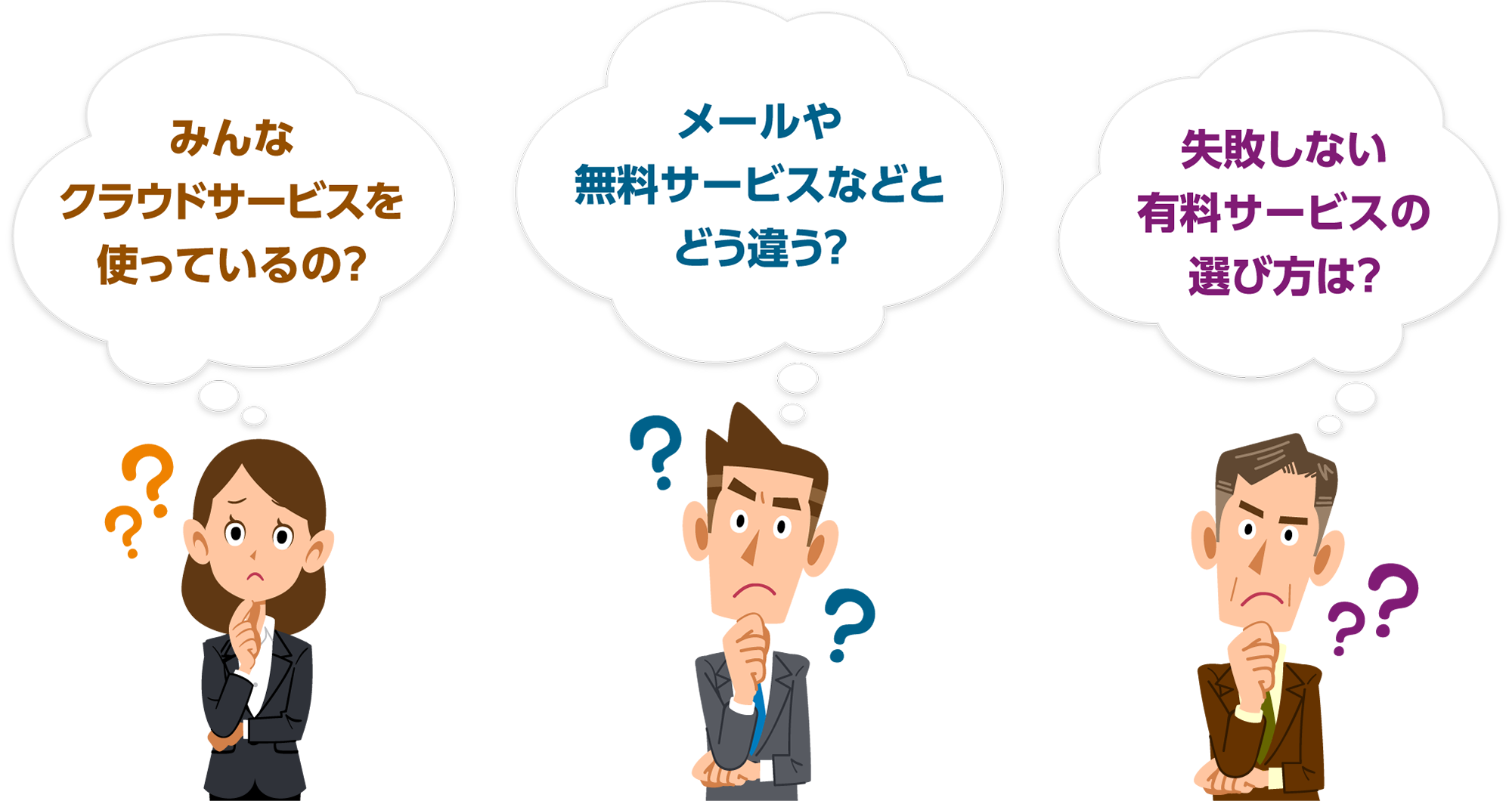 みんなクラウドサービスを使っているの?メールや無料サービスなどとどう違う?失敗しない有料サービスの選び方は?