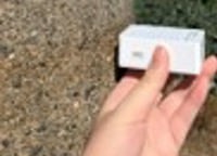 電柱に接触させ、位置情報を取得