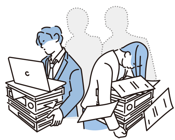 慢性的な人手不足 イメージ画像