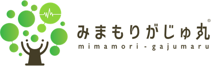 「みまもりがじゅ丸」のロゴ画像