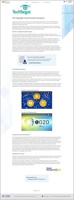 The Digitally Transformed Enterprise Produced by Tech Target (Supported by NTT Communications)