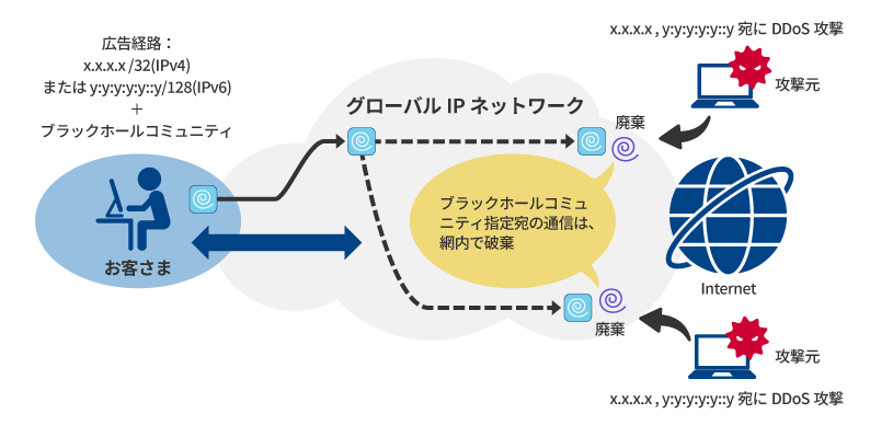 ブラックホールサービス図