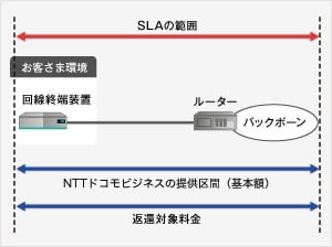 イーサアクセス（NTTドコモビジネス タイプ/電力系タイプ）の概要図