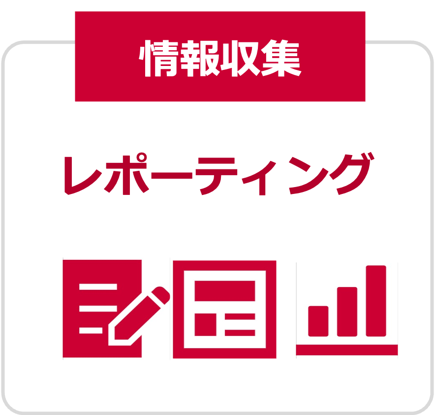情報収集:レポーティング