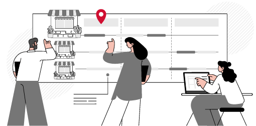 小売業B社の店舗ネットワーク最適化事例