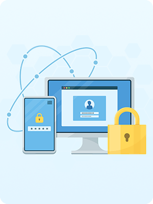 「LANSCOPE Endpoint Manager Cloud」イメージイラスト