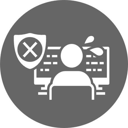 増大するセキュリティ脅威に備えるのが大変　イメージアイコン