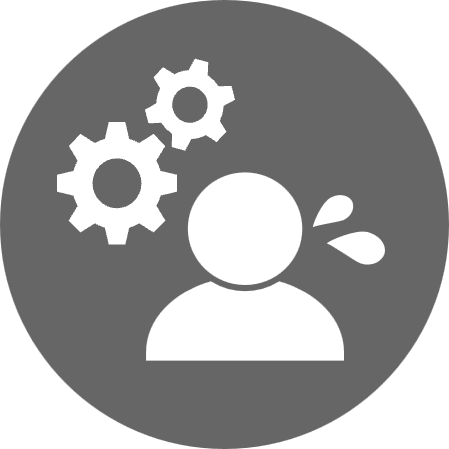 自社の業務に最適化できる構成が揃っていない　イメージアイコン