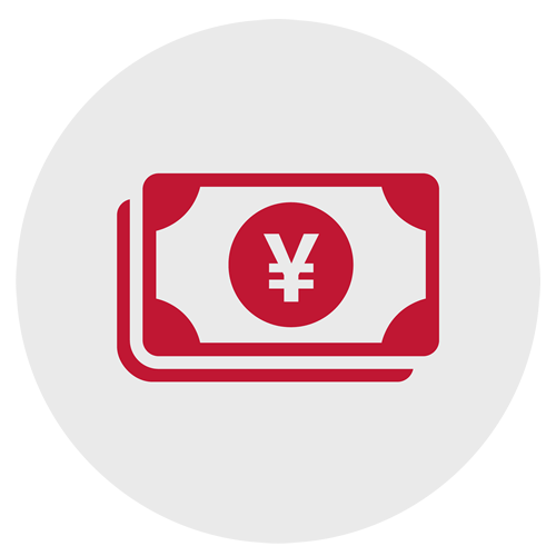 柔軟な料金体系　イメージアイコン