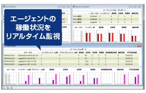 エージェントの稼働状況をリアルタイム監視